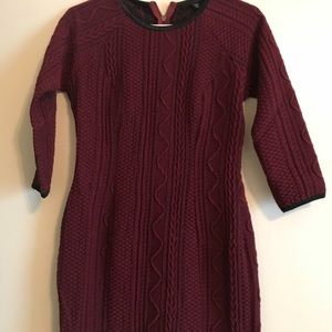 Joes Jeans Burgundy mini dress